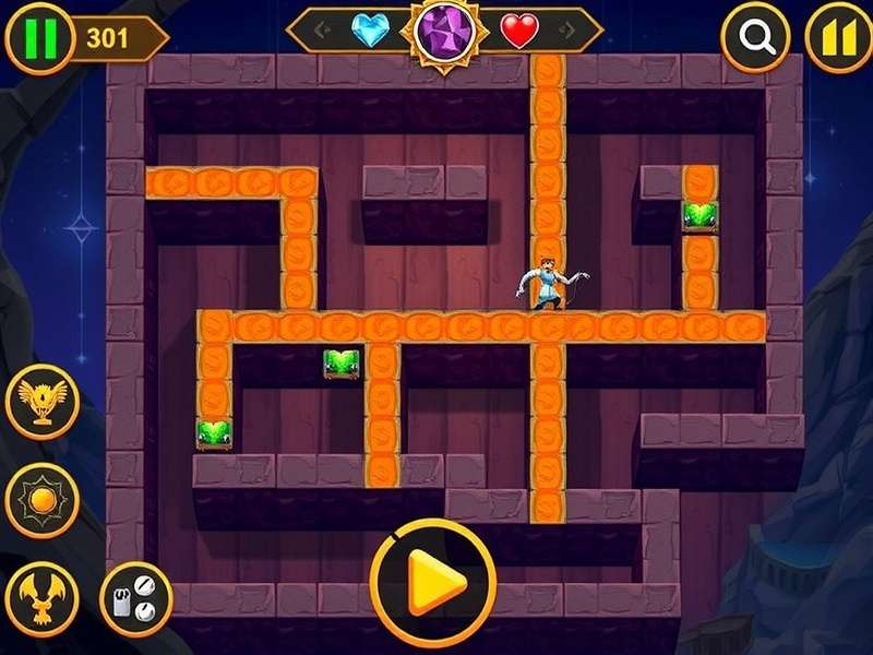 Divine Maze Adventure gameplay screenshot